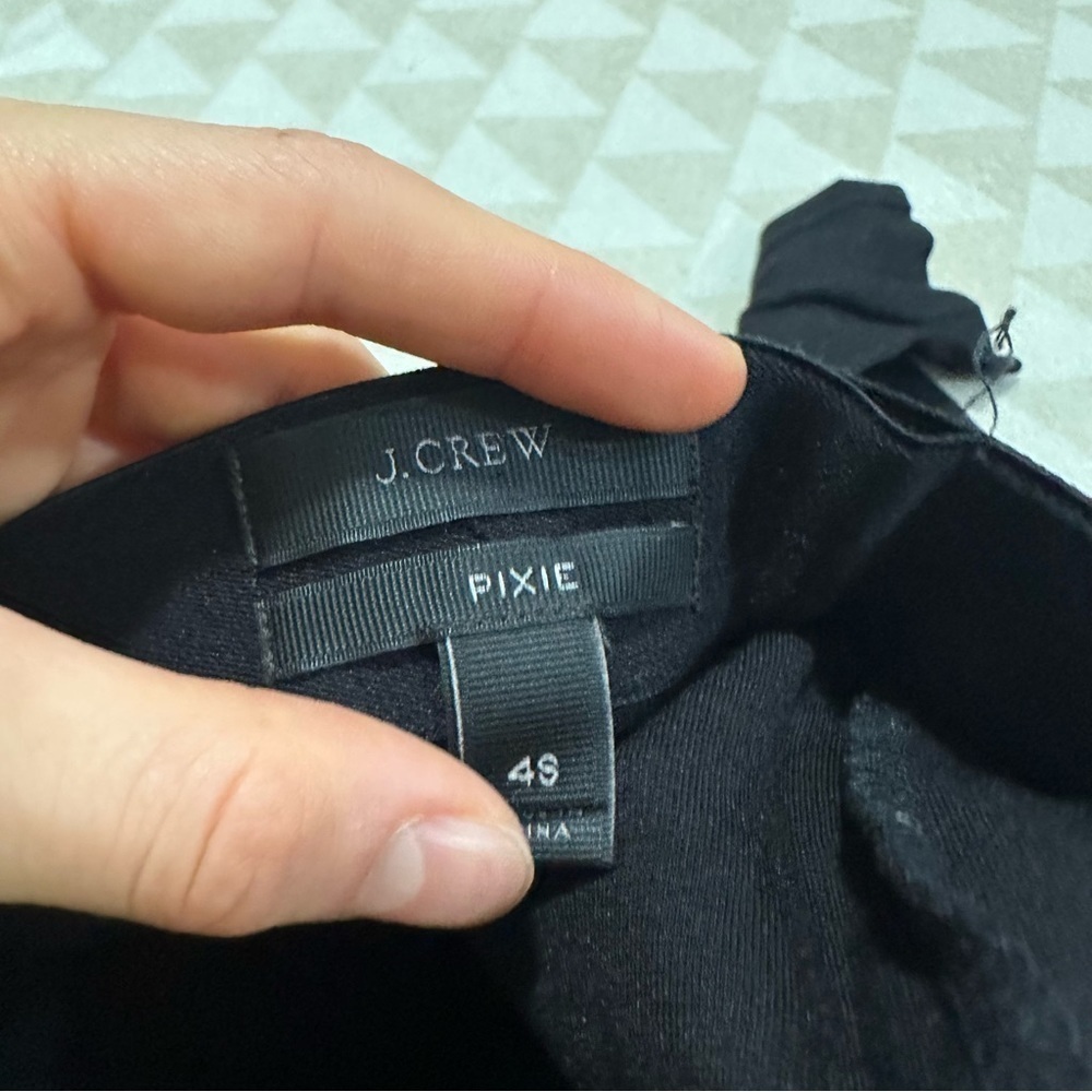 J Crew Pixie Pants Black Stretch - image 4